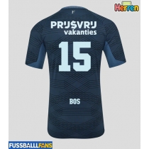 Feyenoord Jordan Bos #15 Auswärtstrikot 2025-26 Kurzarm